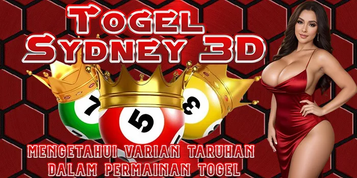 Fitur Bermain Togel Sydney 3D